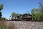 NS 9926 and 4000 take train 28X through Cove PA